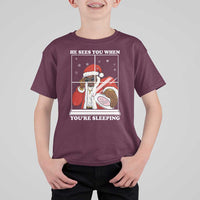 Funny Christmas Diddy T Shirt For Kid He Sees You When Youre Sleeping Dirty Ugly Xmas - Wonder Print Shop