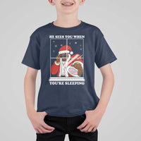 Funny Christmas Diddy T Shirt For Kid He Sees You When Youre Sleeping Dirty Ugly Xmas - Wonder Print Shop