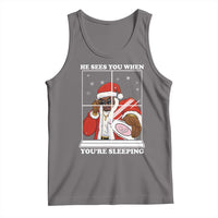 Funny Christmas Diddy Tank Top He Sees You When Youre Sleeping Dirty Ugly Xmas - Wonder Print Shop