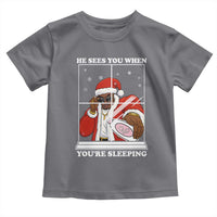 Funny Christmas Diddy Toddler T Shirt He Sees You When Youre Sleeping Dirty Ugly Xmas - Wonder Print Shop
