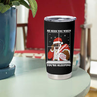 Funny Christmas Diddy Tumbler Cup He Sees You When Youre Sleeping Dirty Ugly Xmas - Wonder Print Shop