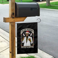 Funny Christmas Diddy Garden Flag He Sees You When Youre Sleeping Dirty Xmas Lights - Wonder Print Shop