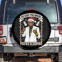 Funny Christmas Diddy Spare Tire Cover He Sees You When Youre Sleeping Dirty Xmas Lights - Wonder Print Shop