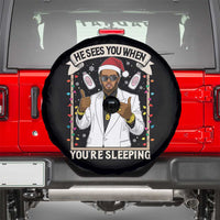 Funny Christmas Diddy Spare Tire Cover He Sees You When Youre Sleeping Dirty Xmas Lights - Wonder Print Shop