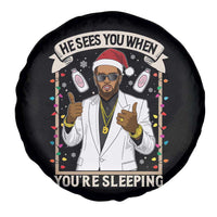 Funny Christmas Diddy Spare Tire Cover He Sees You When Youre Sleeping Dirty Xmas Lights - Wonder Print Shop