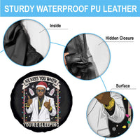 Funny Christmas Diddy Spare Tire Cover He Sees You When Youre Sleeping Dirty Xmas Lights - Wonder Print Shop