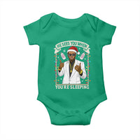 Funny Christmas Diddy Baby Onesie He Sees You When Youre Sleeping Dirty Xmas Lights - Wonder Print Shop