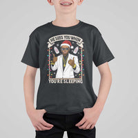 Funny Christmas Diddy T Shirt For Kid He Sees You When Youre Sleeping Dirty Xmas Lights - Wonder Print Shop