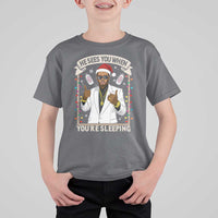 Funny Christmas Diddy T Shirt For Kid He Sees You When Youre Sleeping Dirty Xmas Lights - Wonder Print Shop