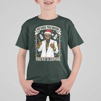Funny Christmas Diddy T Shirt For Kid He Sees You When Youre Sleeping Dirty Xmas Lights - Wonder Print Shop