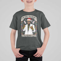 Funny Christmas Diddy T Shirt For Kid He Sees You When Youre Sleeping Dirty Xmas Lights - Wonder Print Shop