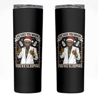Funny Christmas Diddy Skinny Tumbler He Sees You When Youre Sleeping Dirty Xmas Lights - Wonder Print Shop