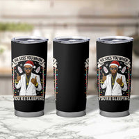 Funny Christmas Diddy Tumbler Cup He Sees You When Youre Sleeping Dirty Xmas Lights - Wonder Print Shop