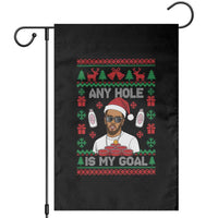 Funny Christmas Diddy Garden Flag Embarrassing Any Hole is My Goal Dirty Ugly Xmas - Wonder Print Shop