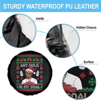 Funny Christmas Diddy Spare Tire Cover Embarrassing Any Hole is My Goal Dirty Ugly Xmas - Wonder Print Shop