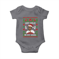 Funny Christmas Diddy Baby Onesie Embarrassing Any Hole is My Goal Dirty Ugly Xmas - Wonder Print Shop
