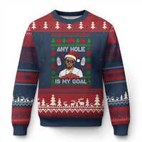 Funny Xmas Diddy Ugly Christmas Sweater Embarrassing Any Hole is My Goal Dirty Ugly Xmas - Wonder Print Shop