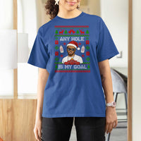 Funny Christmas Diddy T Shirt For Women Embarrassing Any Hole is My Goal Dirty Ugly Xmas - Wonder Print Shop