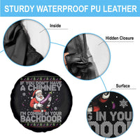 Funny Inappropriate Christmas Spare Tire Cover Santa If You Dont Have A Chimney Im Coming In Your Backdoor - Wonder Print Shop