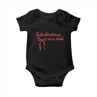 Last Christmas As A Miss Baby Onesie Bride To Be Future Mrs Xmas Engaged Gift - Wonder Print Shop