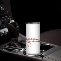 Last Christmas As A Miss Skinny Tumbler Bride To Be Future Mrs Xmas Engaged Gift - Wonder Print Shop