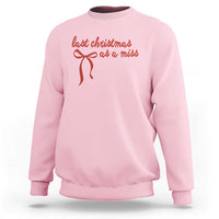 Last Christmas As A Miss Sweatshirt Bride To Be Future Mrs Xmas Engaged Gift - Wonder Print Shop