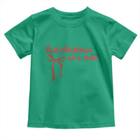 Last Christmas As A Miss Toddler T Shirt Bride To Be Future Mrs Xmas Engaged Gift - Wonder Print Shop