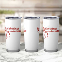 Last Christmas As A Miss Tumbler Cup Bride To Be Future Mrs Xmas Engaged Gift - Wonder Print Shop