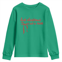 Last Christmas As A Miss Youth Sweatshirt Bride To Be Future Mrs Xmas Engaged Gift - Wonder Print Shop