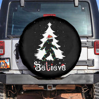 Bigfoot Christmas Spare Tire Cover Santa Bigfoot Xmas Tree Funny Sasquatch Yeti - Wonder Print Shop