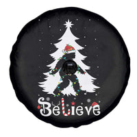 Bigfoot Christmas Spare Tire Cover Santa Bigfoot Xmas Tree Funny Sasquatch Yeti - Wonder Print Shop