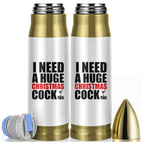 Funny Inappropriate Christmas Bullet Tumbler I Need a Huge Christmas COCKtail Adult Humor Drinking Gift - Wonder Print Shop