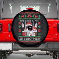 Funny Christmas Diddy Spare Tire Cover Aint No Party Like A Diddy Party Baby Oil Dirty Ugly Xmas - Wonder Print Shop
