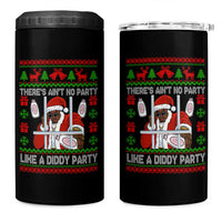 Funny Christmas Diddy 4 in 1 Can Cooler Tumbler Aint No Party Like A Diddy Party Baby Oil Dirty Ugly Xmas - Wonder Print Shop