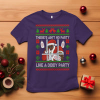 Funny Christmas Diddy T Shirt Aint No Party Like A Diddy Party Baby Oil Dirty Ugly Xmas - Wonder Print Shop