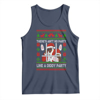 Funny Christmas Diddy Tank Top Aint No Party Like A Diddy Party Baby Oil Dirty Ugly Xmas - Wonder Print Shop