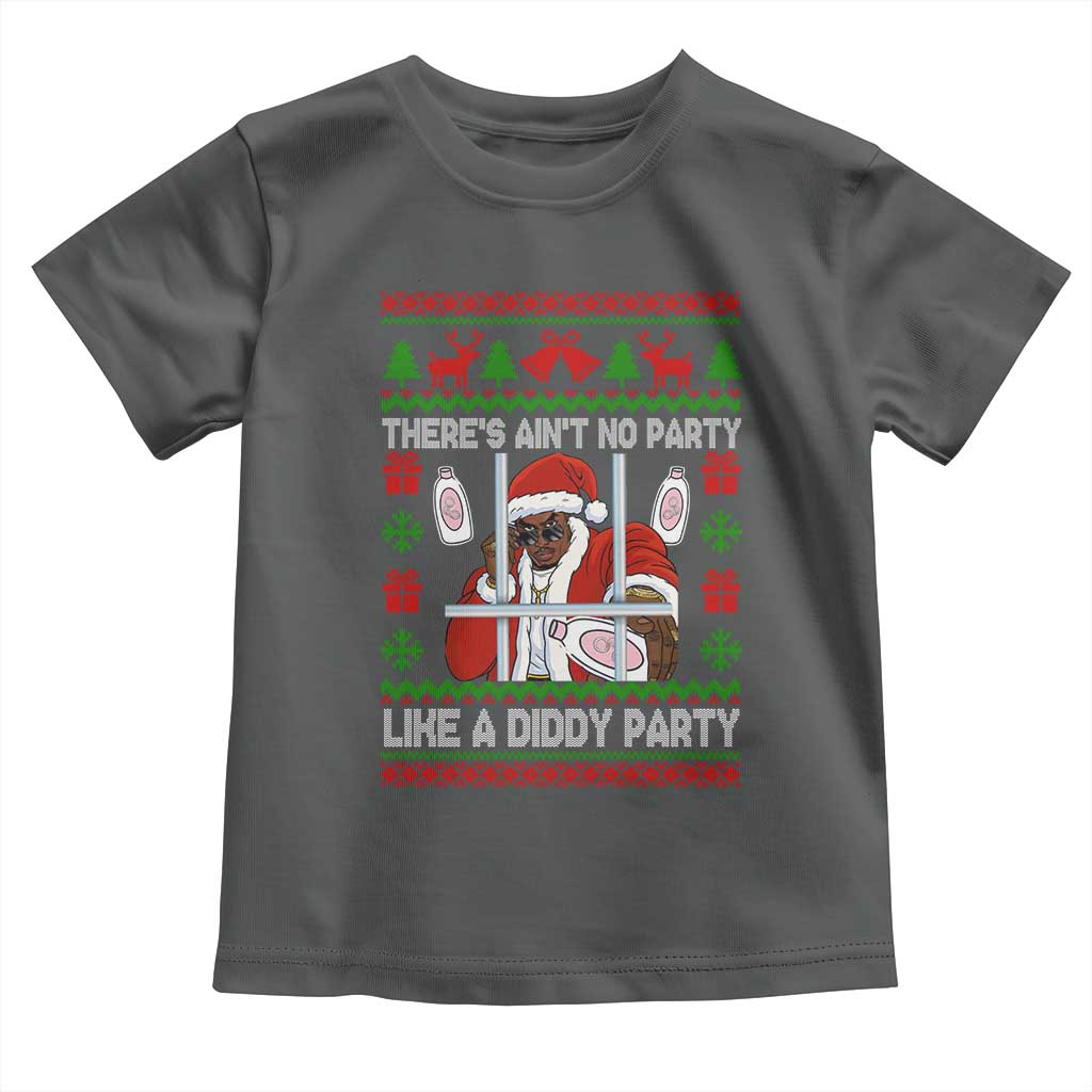 Funny Christmas Diddy Toddler T Shirt Aint No Party Like A Diddy Party Baby Oil Dirty Ugly Xmas - Wonder Print Shop