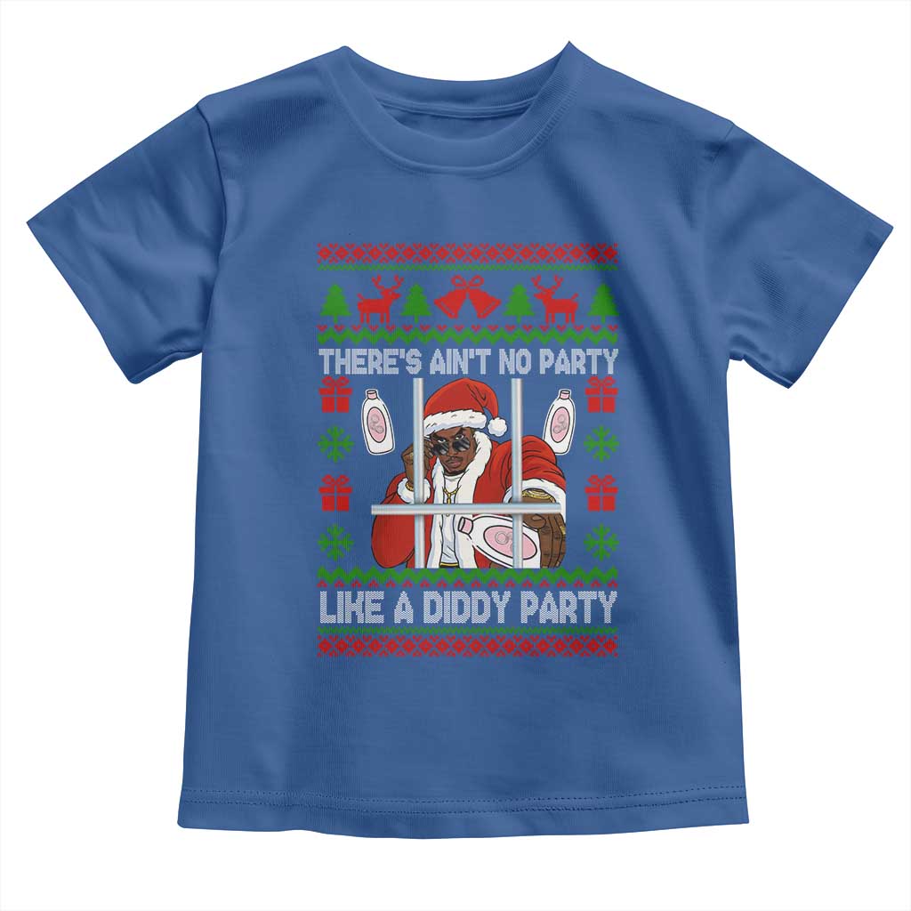 Funny Christmas Diddy Toddler T Shirt Aint No Party Like A Diddy Party Baby Oil Dirty Ugly Xmas - Wonder Print Shop