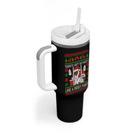 Funny Christmas Diddy Tumbler With Handle Aint No Party Like A Diddy Party Baby Oil Dirty Ugly Xmas - Wonder Print Shop