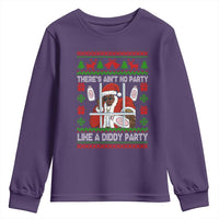 Funny Christmas Diddy Youth Sweatshirt Aint No Party Like A Diddy Party Baby Oil Dirty Ugly Xmas - Wonder Print Shop
