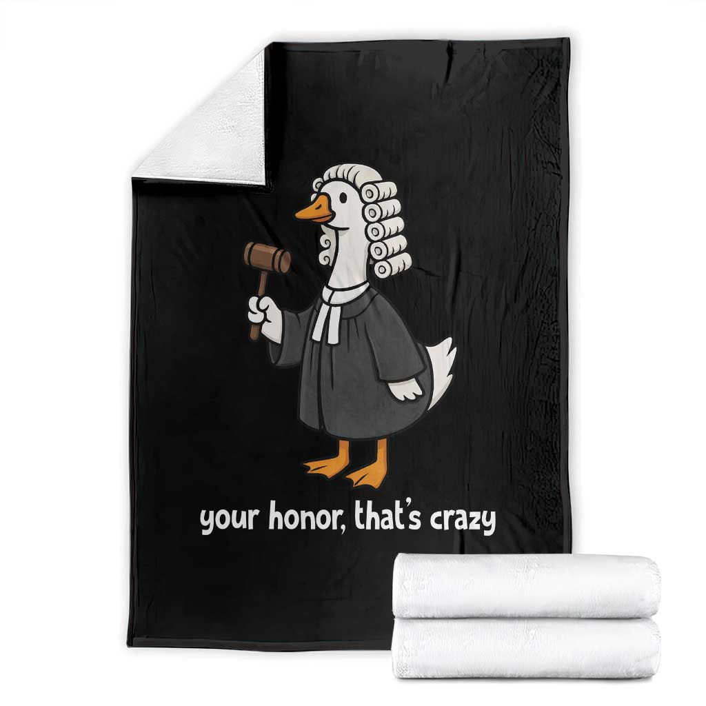 Goose Lawyer Throw Blanket Law School Graduation Gift Funny Silly Gooses Lovers - Wonder Print Shop