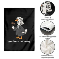 Goose Lawyer Garden Flag Law School Graduation Gift Funny Silly Gooses Lovers - Wonder Print Shop