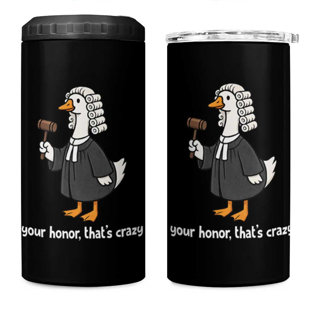 Goose Lawyer 4 in 1 Can Cooler Tumbler Law School Graduation Gift Funny Silly Gooses Lovers - Wonder Print Shop