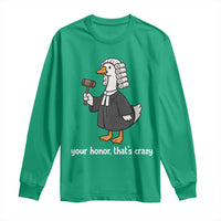 Goose Lawyer Long Sleeve Shirt Law School Graduation Gift Funny Silly Gooses Lovers - Wonder Print Shop