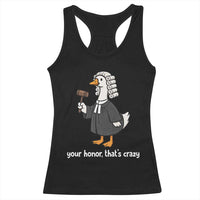 Goose Lawyer Racerback Tank Top Law School Graduation Gift Funny Silly Gooses Lovers - Wonder Print Shop