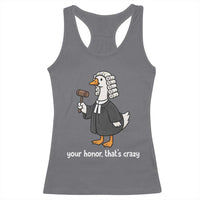 Goose Lawyer Racerback Tank Top Law School Graduation Gift Funny Silly Gooses Lovers - Wonder Print Shop