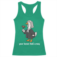 Goose Lawyer Racerback Tank Top Law School Graduation Gift Funny Silly Gooses Lovers - Wonder Print Shop