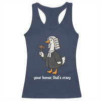 Goose Lawyer Racerback Tank Top Law School Graduation Gift Funny Silly Gooses Lovers - Wonder Print Shop