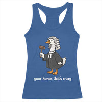 Goose Lawyer Racerback Tank Top Law School Graduation Gift Funny Silly Gooses Lovers - Wonder Print Shop