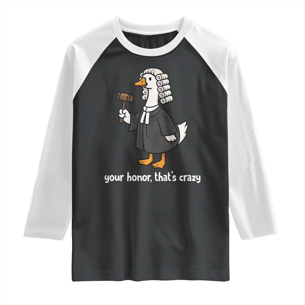Goose Lawyer Raglan Shirt Law School Graduation Gift Funny Silly Gooses Lovers - Wonder Print Shop
